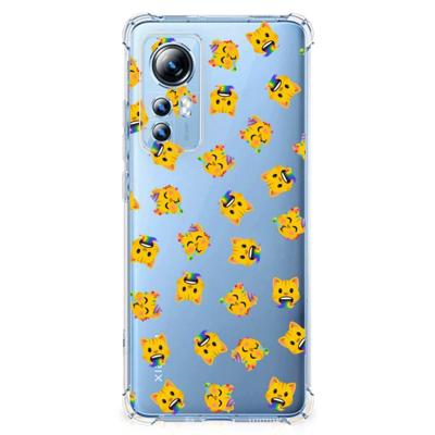 Doorzichtige Silicone Hoesje voor Xiaomi 12 Lite Katten Emojis Doorzichtige Silicone Hoesje voor Xiaomi 12 Lite Katten Emojis