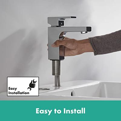 Wastafelmengkraan HansGrohe Vernis Shape Eengreeps 100 Met Trekwaste CoolStart Chroom - thumbnail