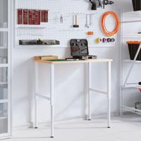 Werkbankframes verstelbaar 2 st 55x(69-95,5) cm metaal grijs - thumbnail