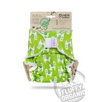 Petit Lulu Fluffy Organic Maxi Night - Alpacas - Klittenband - thumbnail