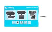 Webcam sandberg usb flex 133 97 zwart - thumbnail