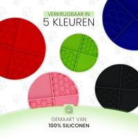 Eat Slow Live Longer Lick Mat Dimensions Circle Groen - thumbnail