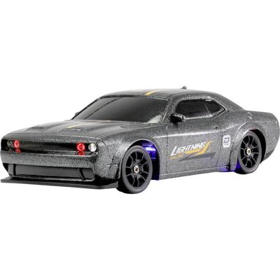 Amewi 1:43 RC auto Sportwagen Drift Sport Muscle Car Grijs Brushed 4WD RTR