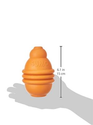 Beeztees BZ SUMO PLAY L ORA 10X10X15 Beeztees Sumo Play - Hondenspeelgoed - Rubber - Oranje - L, L, Oranje