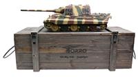 Torro Pro-Edition RC Tank 1/16 Jagdtiger 2.4Ghz in luxe houten krat - thumbnail