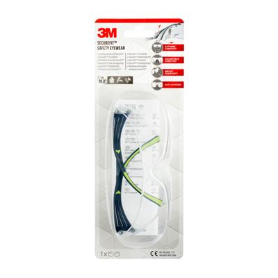 Veiligheidsbril 3M SecureFit 400 heldere lens