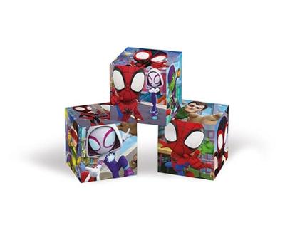 Clementoni blokpuzzel spidey and his amazing friends, 6st.