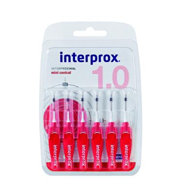 Interprox Mini Conical Rood PHD 1.2 6 Stuks