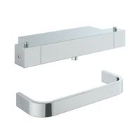 Brauer ColdStart Square Douchethermostaatkraan + beugel - thumbnail