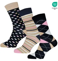 Gianvaglia 3-paar dames sokken - Katoen - Vrolijke en leuke katoenen sokken vrouwen - 38 - Blauw - 38 - 38 - 38 - 38 - 38 - 38 - 38 - 38 - - thumbnail