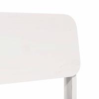 Tuinstoelen 2 st 60x52,5x72 cm massief grenenhout wit - thumbnail