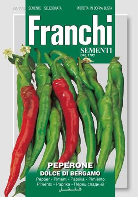 Peper Peperone Dolce Di Bergamo 97/8 zaden Franchi - Franchi