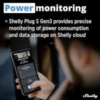 Shelly Shelly Plug S Gen3 White Stopcontact Bluetooth, WiFi - thumbnail