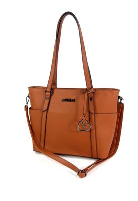 PU damestas handtas NEW YORK cognac