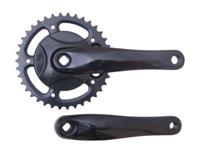 Hzb kettingwiel/crankset nexus 38 tands 170 mm 1/8 - 3/32 zwart - thumbnail