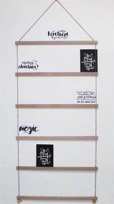 Houten Kaartenhouder 6 Latten Houten Kaartenhouder 6 Latten