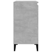 Nachtkastjes 2 st 40x35x70 cm bewerkt hout betongrijs - thumbnail