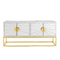 Kare Design Queen Dressoir - B162 X D40 X H77 Cm - Spiegelglas - thumbnail