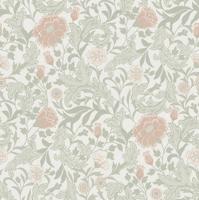 Dutch Wallcoverings Eleganza - Bilbury Sage Coral - Multicolor - thumbnail
