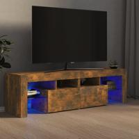 Tv-meubel LED-verlichting 140x36,5x40 cm gerookt eikenkleurig - thumbnail