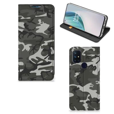 OnePlus Nord N10 5G | Hoesje met Magneet | Army Light