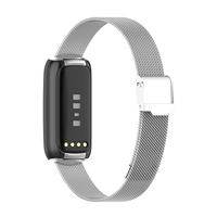 Fitbit Luxe - Milanese bandje met klemsluiting - Zilver - thumbnail