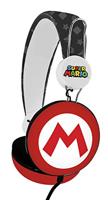OTL Technologies TWEEN Super Mario Icon Core hoofdtelefoon voor kinderen (gevoerde hoofdband, volume beperkt tot 85dB, kleurrijk design, gemengd) rood/wit - thumbnail