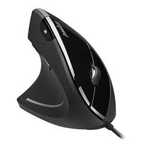 Perixx Perimice-513L Ergonomische muis USB Optisch Zwart 5 Toetsen 2000 dpi Ergonomisch - thumbnail