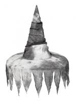 Boland Heksenhoed Met Sluier Dames Polyester 36 Cm Wit/ Grijs One-size - thumbnail