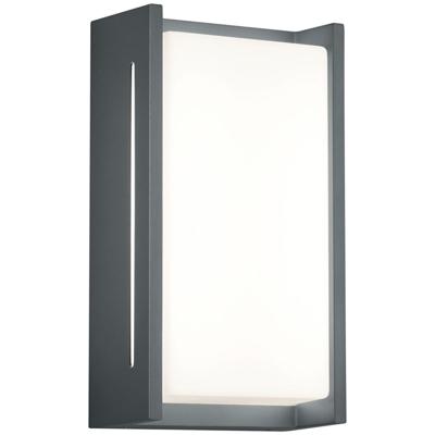 LED Wandlamp Tuinverlichting Buiten 8W 3000K IP54 Antraciet Aluminium