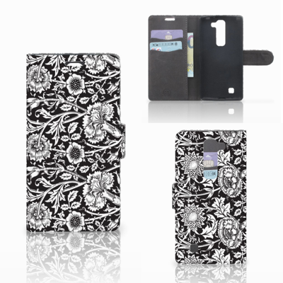 LG Magna | G4C Hoesje Black Flowers LG Magna | G4C Hoesje Black Flowers