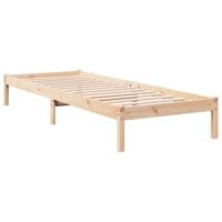 Bedframe extra lang zonder matras massief grenenhout 90x210 cm - thumbnail