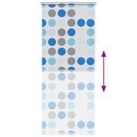 VidaXL Rolgordijn voor douche 100x240 cm cirkel - thumbnail