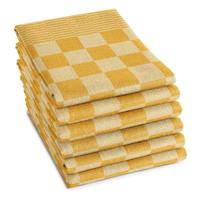 6x DDDDD theedoek barbecue 65x65 cm ochre - thumbnail
