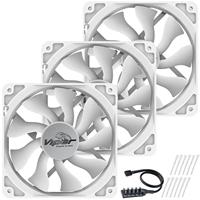 Akasa Viper Computer behuizing Ventilator 12 cm Wit 3 stuk(s) - thumbnail
