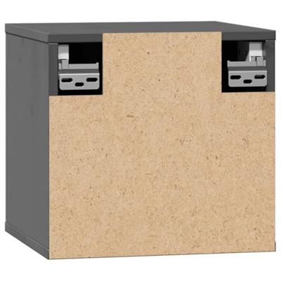 Wandkast 31,5x30x30 cm massief grenenhout grijs Wandkast 31,5x30x30 cm massief grenenhout grijs