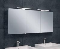 Wiesbaden Luxe spiegelkast +Led verlichting 140x60x14 cm - thumbnail
