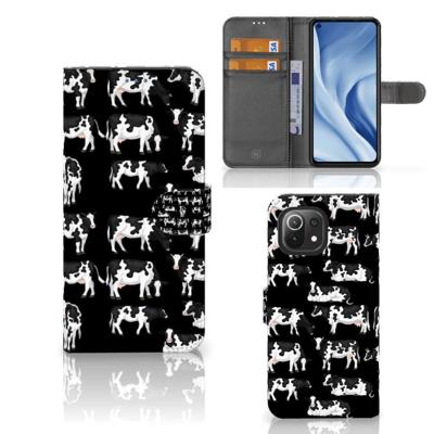 Xiaomi 11 Lite 5G NE | Mi 11 Lite | Telefoonhoesje | Met pasjeshouder | Koetjes Xiaomi 11 Lite 5G NE | Mi 11 Lite | Telefoonhoesje | Met pasjeshouder | Koetjes