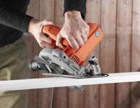 BLACK+DECKER CS1250L 1250W 190mm Cirkelzaag | 1x Zaagblad | Langsgeleider - CS1250L-QS - thumbnail