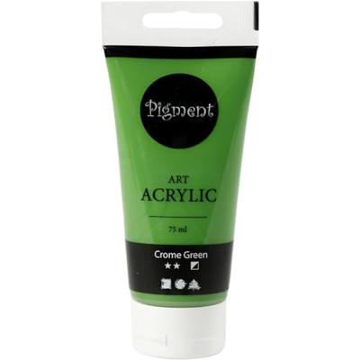 Creativ Company Pigment art acrylverf crome groen, 75ml