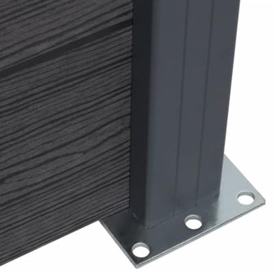 Schuttingpaneelset 872x186 cm HKC grijs