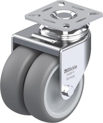 Blickle LDA-TPA 75G Dubbel zwenkwiel Wieldiameter: 75 mm Draagvermogen (max.): 100 kg 1 stuk(s) Blickle LDA-TPA 75G Dubbel zwenkwiel Wieldiameter: 75 mm Draagvermogen (max.): 100 kg 1 stuk(s)