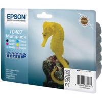 Epson - T0487 - Inktcartridges Zwart / Licht Cyaan / Cyaan / Licht Magenta / Magenta / Geel - thumbnail