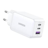 UGREEN Nexode Laadadapter 65 W USB-C bus, USB-C bus, USB-A-bus Wit Binnen - thumbnail