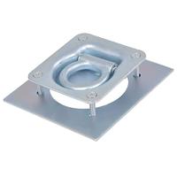 Bevestigingsringen voor aanhanger 2000 kg verzinkt staal 6 st - thumbnail