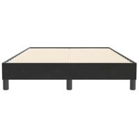 Bedframe zonder matras 120x210 cm fluweel zwart - thumbnail