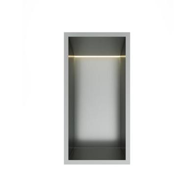 Hotbath &MORE Inbouwnis 30x15x10cm met LED IP44 RVS 316
