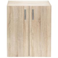 Dressoir 2 deurs Vela Eikenhout 77x30x60cm - thumbnail
