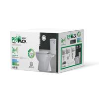 Duoblok Toilet BWS Amora Randloos Met Zitting Softclose Glans wit (AO / Vloeruitlaat) - thumbnail