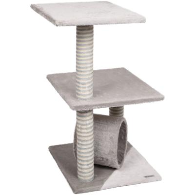 FLAMINGO Kattenkrabpaal Steve 50x50x76 cm grijs